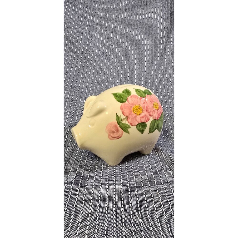 Franciscan Desert Rose piggy bank